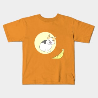 Smudge cat vs banana kitten meme Kids T-Shirt
